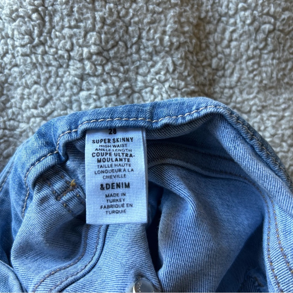 H&M Super Skinny High Waist Ankle Length Women’s Jeans - 28 - Picture 6 of 8